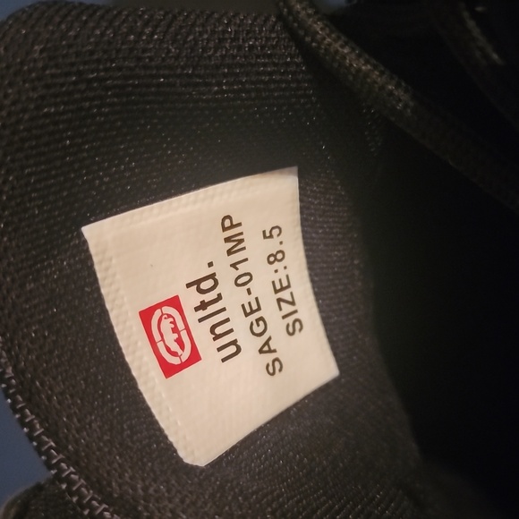 Ecko Brand Suede Black Boots - Picture 3 of 5